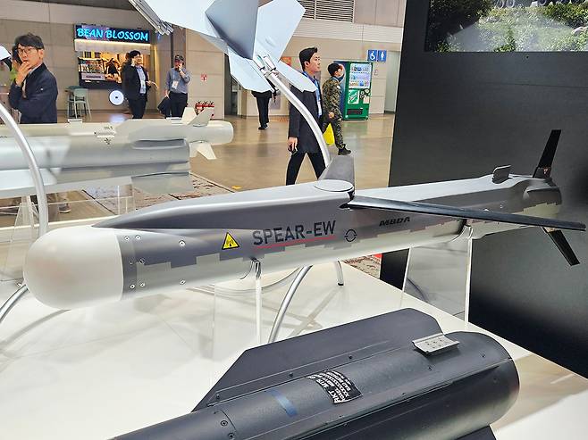 영국 MBDA가 개발한 스피어-EW. 박수찬 기자