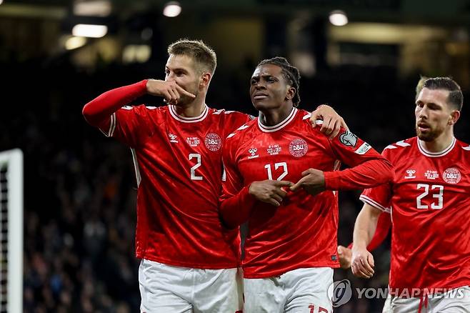 덴마크 축구대표팀 [EPA=연합뉴스]