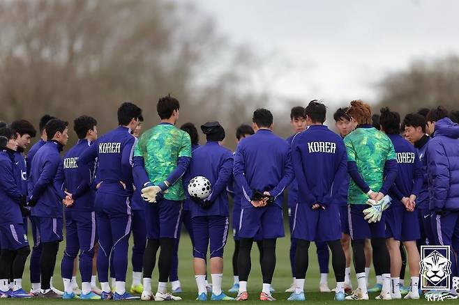 한국 축구대표팀이 28일 오후 11시 영국 밀턴 케인스의 스타디움 MK에서 코트디부아르와 평가전을 치른다. (대한축구협회 제공)