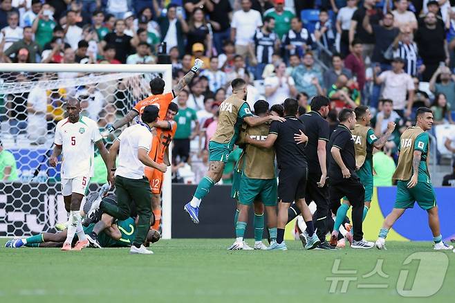 볼리비아가 월드컵 플레이오프에서수리남을 꺾었다.ⓒ AFP=뉴스1