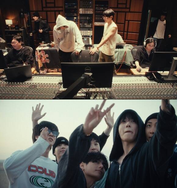 넷플릭스 다큐멘터리 'BTS: 더 리턴'이 방탄소년단의 송캠프 과정을 보여준 가운데 그들의 음악적 정체성에 대한 고민을 드러냈다. /넷플릭스