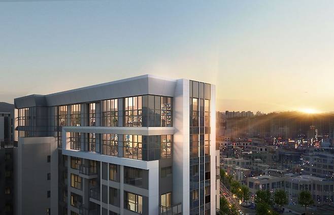 강서구 방화동 래미안 엘라비네 스카이 커뮤니티 조감도. 사진 삼성물산