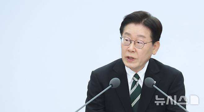 [서울=뉴시스] 고범준 기자 = 이재명 대통령이 27일 서울 용산 국방부에서 열린 전군주요지휘관회의에서 발언하고 있다. (청와대통신사진기자단) 2026.03.27. bjko@newsis.com