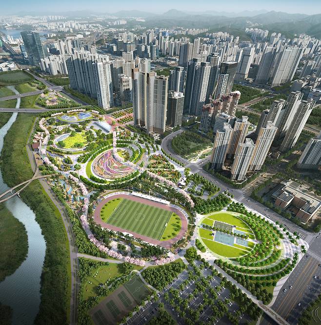 보타닉가든 화성 조감도.