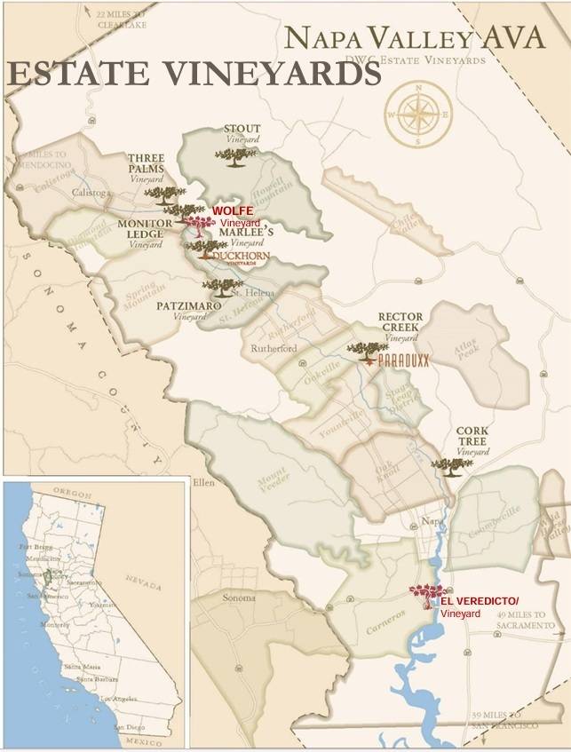 덕혼 나파밸리 포도밭. 홈페이지