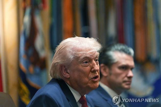 트럼프 대통령 [AP 연합뉴스. 재판매 및 DB 금지]