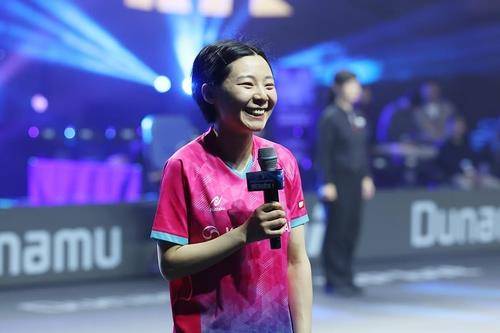 프로탁구리그 시리즈1 여자 단식 우승 소감 밝히는 최효주 [한국프로탁구연맹 제공. 재판매 및 DB 금지]