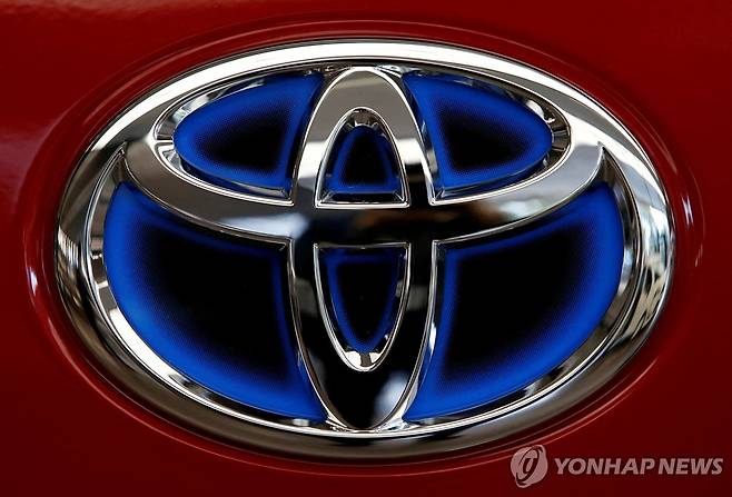 일본 도요타자동차 로고 [로이터 연합뉴스 자료사진. 재판매 및 DB 금지]