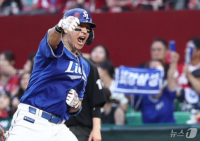 삼성 라이온즈 강민호. ⓒ 뉴스1 김성진 기자