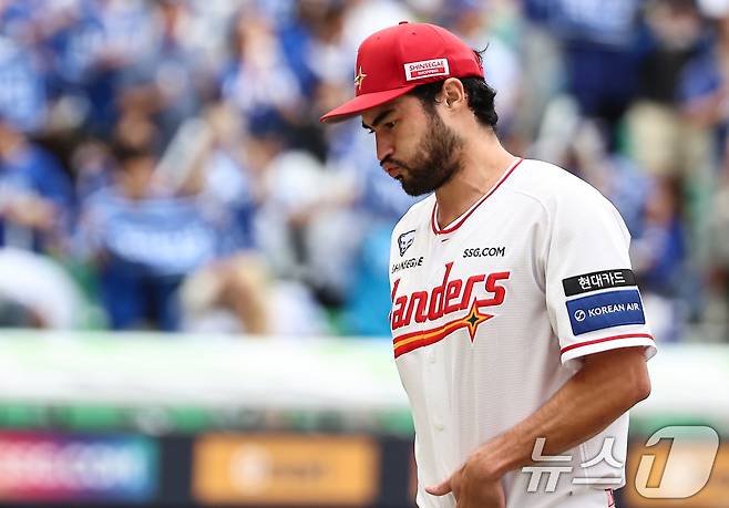 SSG 랜더스 미치 화이트. ⓒ 뉴스1 김도우 기자