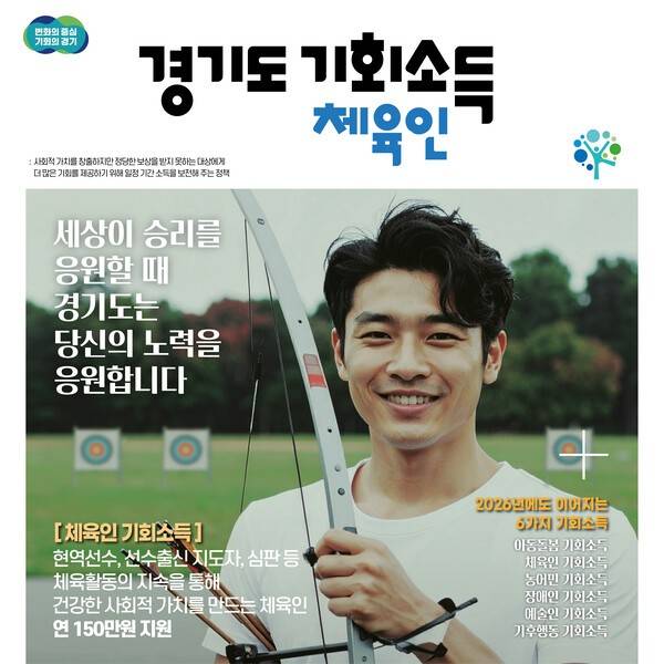 '체육인 기회소득' 관련 홍보 안내 이미지. /사진=동두천시