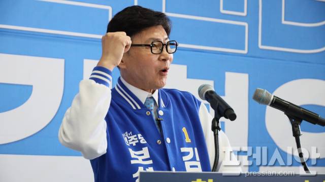 ▲김철우 보성군수 예비후보 2026.3.28ⓒ프레시안(위정성)