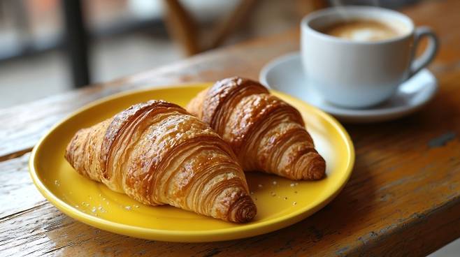 크루아상 사진. 123rf