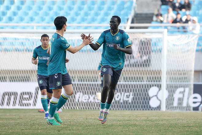 안산의 마춉. 안산 그리너스