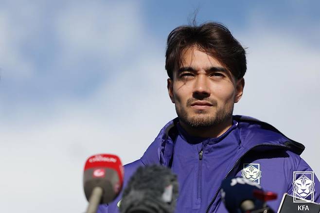 대한민국 축구 국가대표 옌스 카스트로프. /사진=대한축구협회(KFA) 제공