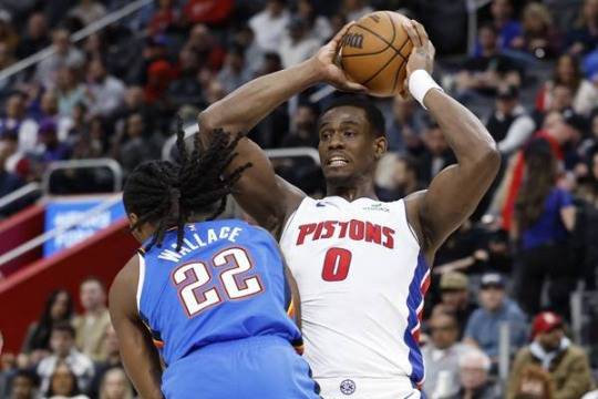 OKC 대 디트로이트 경기 [연합뉴스]