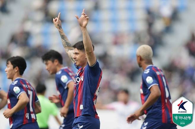 [서울=뉴시스] 프로축구 K리그2 수원FC의 윌리안. (사진=한국프로축구연맹 제공) *재판매 및 DB 금지