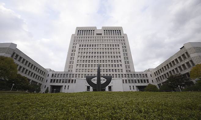 서울 서초구 대법원 청사 모습이 보이고 있다. 뉴시스