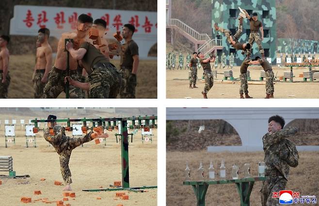 김정은, 총참모부 작전국 직속 특수부대 훈련 참관 - 김정은 북한 국무위원장이 총참모부 작전국 직속 특수작전훈련부대 전투원들의 훈련 실태를 점검하고 훈련을 참관했다고 조선중앙통신이 29일 보도했다. 2026.3.29 연합뉴스