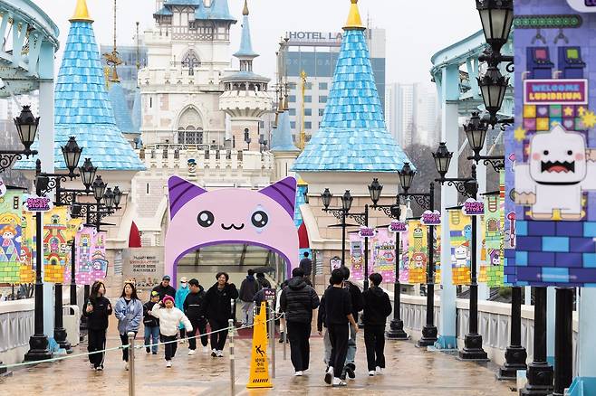 메이플 ip로 꾸민 롯데월드