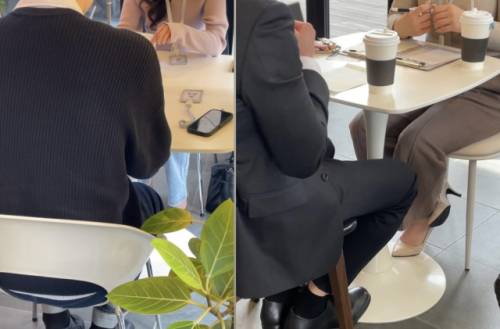 ◇지난 15일 춘천의 한 카페에서 11대11 로테이션 소개팅이 진행되고 있다. 이곳에서는 남녀가 8분간 11명씩 대화를 나누고 자리를 바꾸는 방식으로 단체 소개팅이 이뤄졌다. 사진=페어링강원 제공