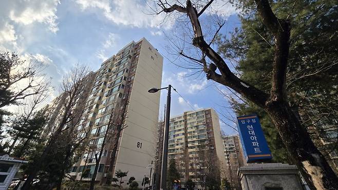 서울 강남구 압구정 현대아파트 전경. 사진=최아영 기자