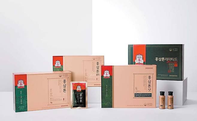 일상의 누적된 피로를 관리하려는 소비자들 사이에서 ‘홍삼’이 주목을 받고 있다. 사진은 정관장 ‘홍삼톤’ 라인업. [사진 KGC인삼공사]