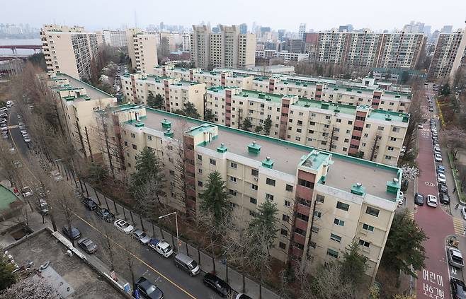 서울 강남구 한 아파트 단지의 모습. [연합뉴스]