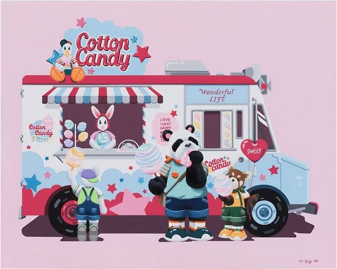 조원경 작 '원더풀 라이프_피크닉' [갤러리 스페이스 엘 제공. 재판매 및 DB 금지]