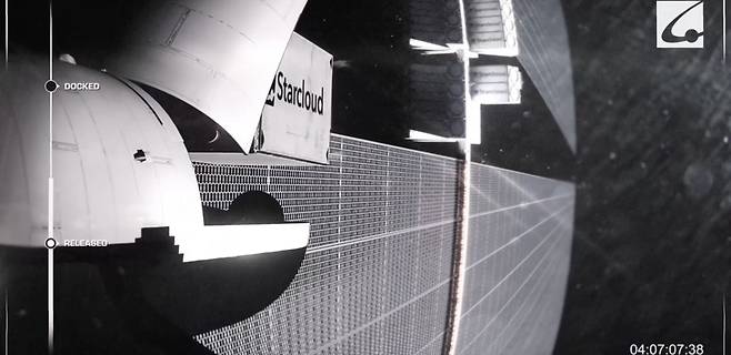 미국 민간 우주 인프라 기업 스타클라우드의 궤도 위성 모습 (사진=스타클라우드)