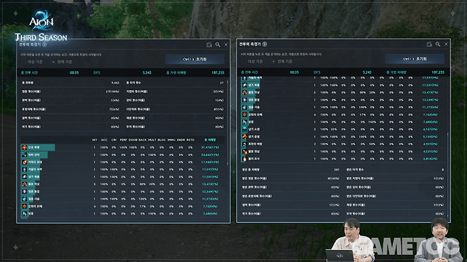 전투력 측정기&nbsp;[사진=아이온2 유튜브]
