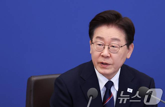 이재명 대통령이 31일 청와대에서 열린 국무회의에서 발언을 하고 있다. (청와대통신사진기자단) 2026.3.31 ⓒ 뉴스1 이재명 기자