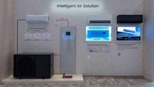 삼성전자의 고효율 히트펌프 냉난방시스템 'EHS 올인원'