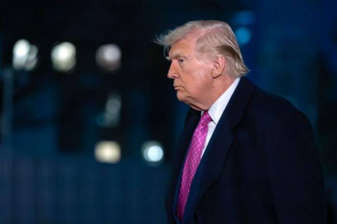 도널드 트럼프 미국 대통령. AP연합뉴스