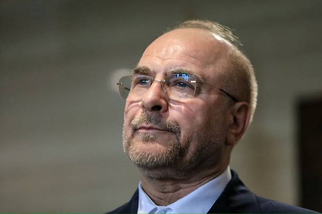 모하마드 바게르 갈리바프 이란 국회의장. AFP=연합뉴스