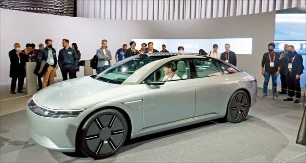 소니혼다모빌리티의 첫 전기차 브랜드 ‘아필라’ 콘셉트카. /연합뉴스