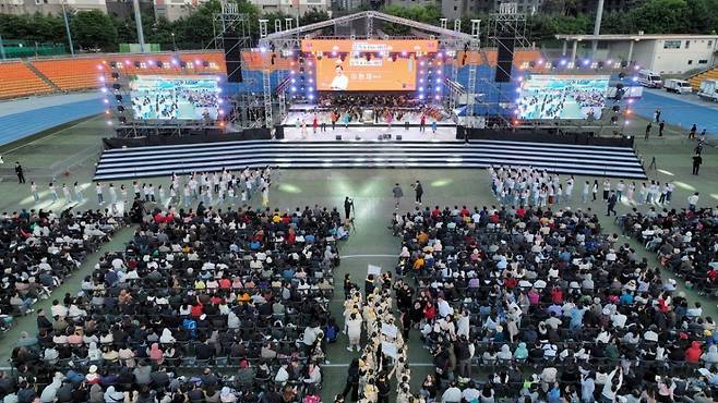 지난해 열린 2025 하남뮤직페스티벌 ‘뮤직 人 The 하남’ 행사 모습. 하남시 제공