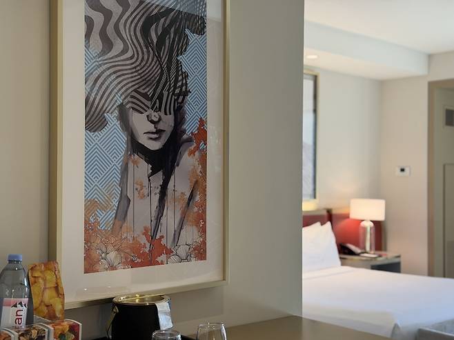 리조트 월드 라스베이거스 콘래드 객실 내부 / 사진=권효정 여행+ 기자