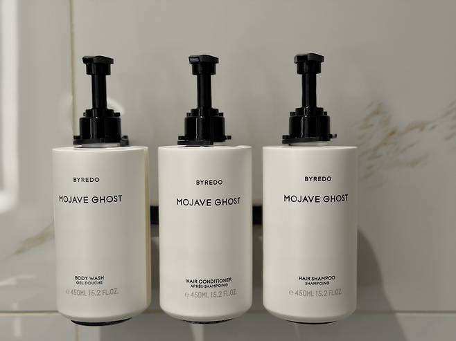 리조트 월드 라스베이거스 콘래드 객실 어메니티/ 사진=권효정 여행+ 기자