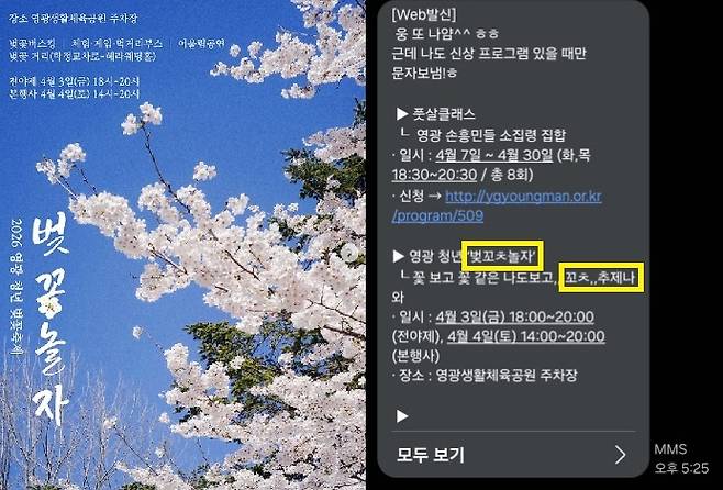 [영광군 청년센터 인스타그램, X 갈무리]