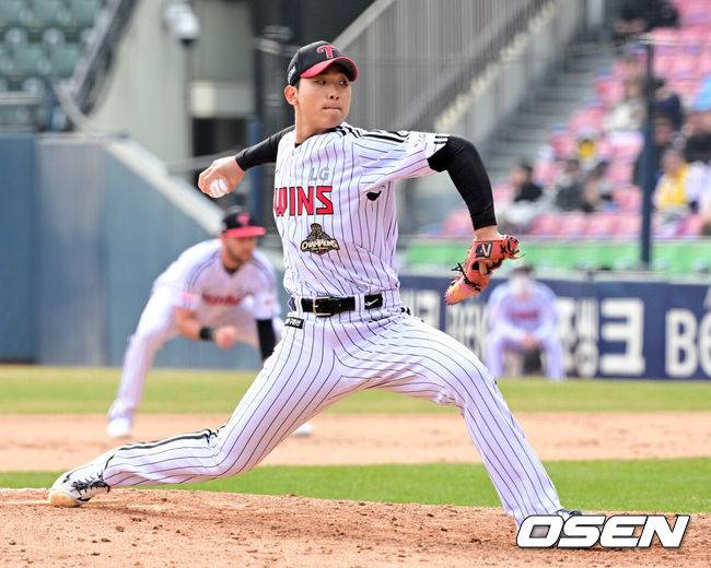 [OSEN=지형준 기자] LG 우강훈. 2026.03.24 /jpnews@osen.co.kr