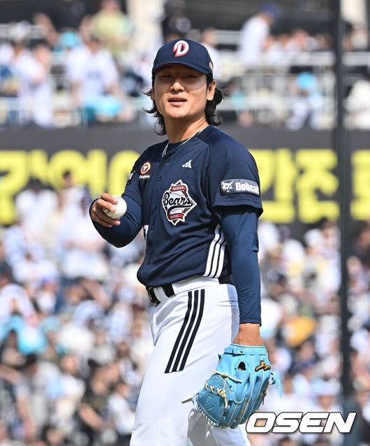 [OSEN=창원, 이석우 기자] 두산 베어스 곽빈 138 2026.03.29 / foto0307@osen.co.kr