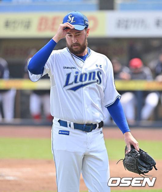 [OSEN=대구, 이석우 기자] 삼성 라이온즈 오러클린 145 2026.03.24 / foto0307@osen.co.kr