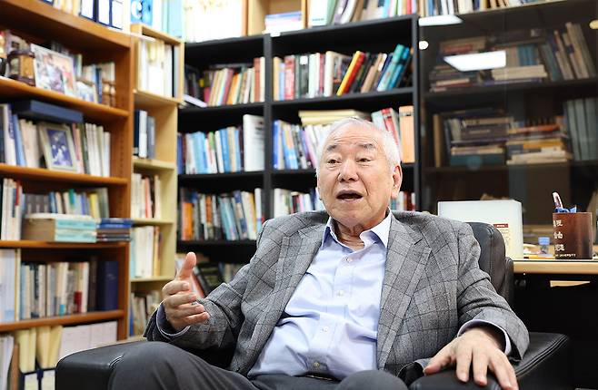 문정인 연세대 통일연구원 문정인 교수 /2026.03.27 남정탁 기자