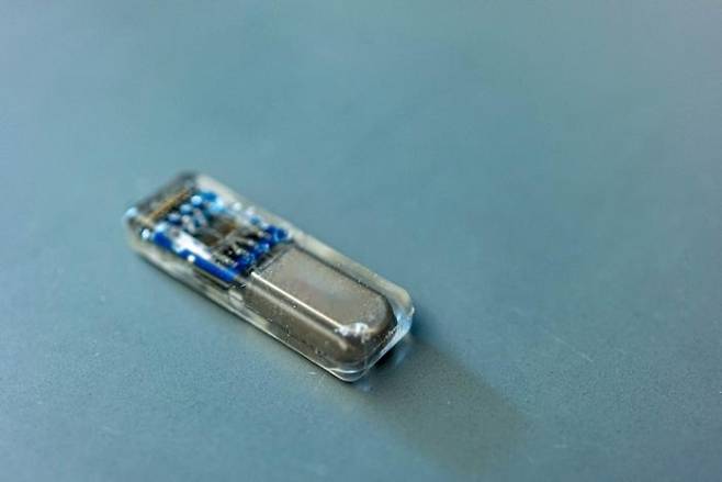 ‘호빗’이라고 이름붙여진 초소형 ‘살아있는 약국’ 시스템은 피부 밑에 이식하면 다양한 약물을 일정 시간 동안 꾸준히 체내에 투입해 주사를 맞거나 약을 먹는 불편함을 줄여준다. 미국 라이스대 제공