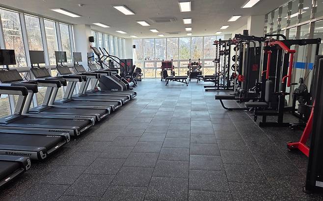 서화 평화체육관 헬스장 [인제군 제공. 재판매 및 DB 금지]