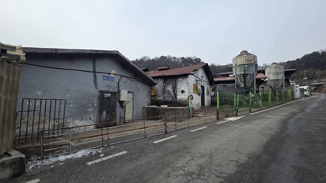 세종시 부강면 등곡3리에 위치한 충광농원. (사진=이은지 기자)