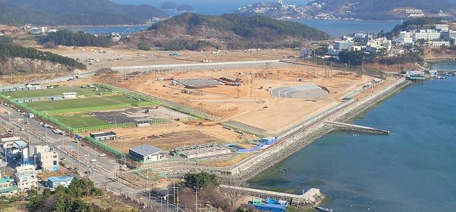 여수세계섬박람회 주행사장 원경/전라남도 제공