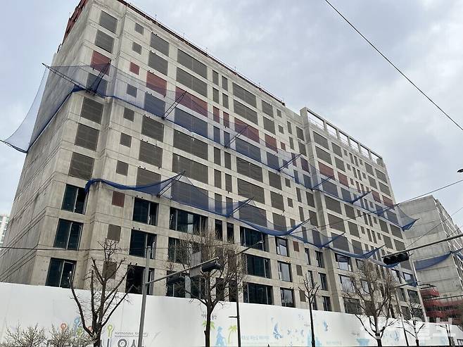 지난달 30일 서울 용산구 이촌 르엘 사업지. [사진=서종규 기자]