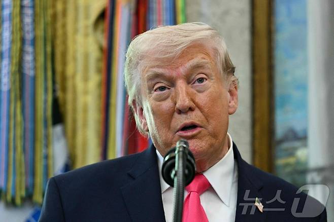 도널드 트럼프 미국 대통령 <자료사진> 2026.03.24. ⓒ AFP=뉴스1
